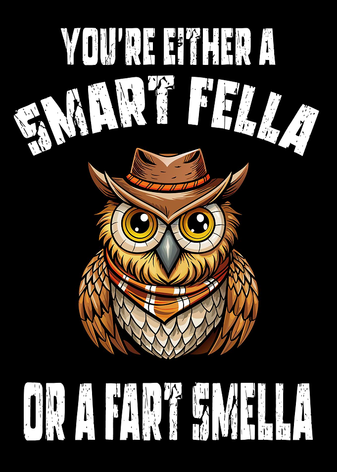 Owl with Cowboy Hat