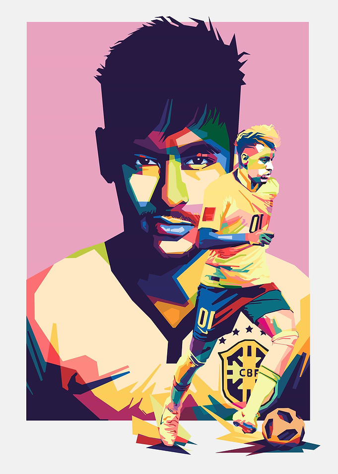 Neymar Jr. Pop Art