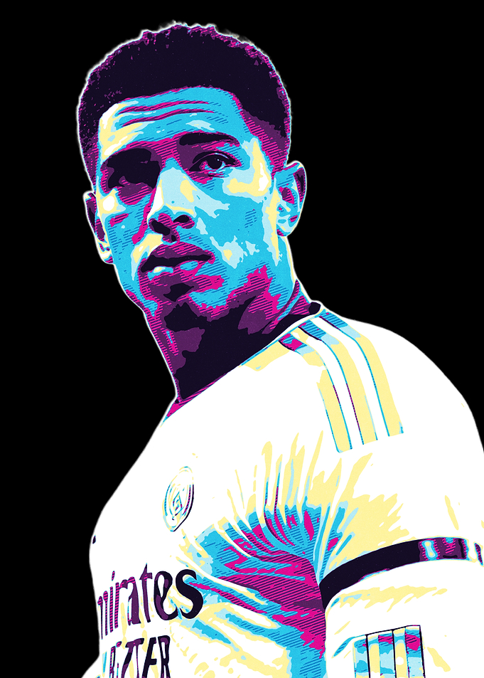 Jude Bellingham Retro Style