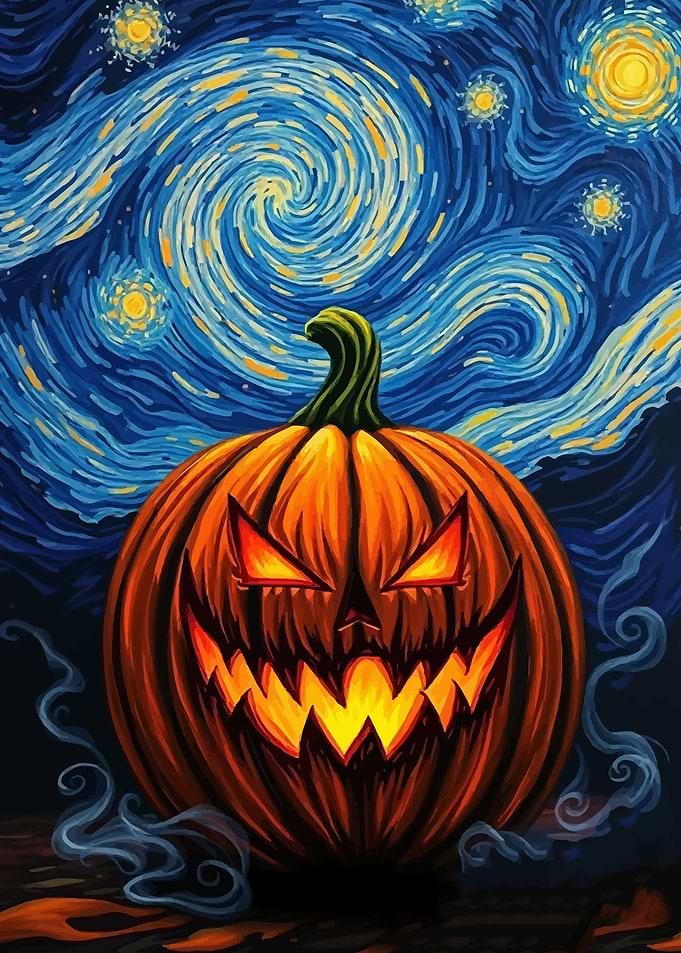 Pumpkin Night Sky