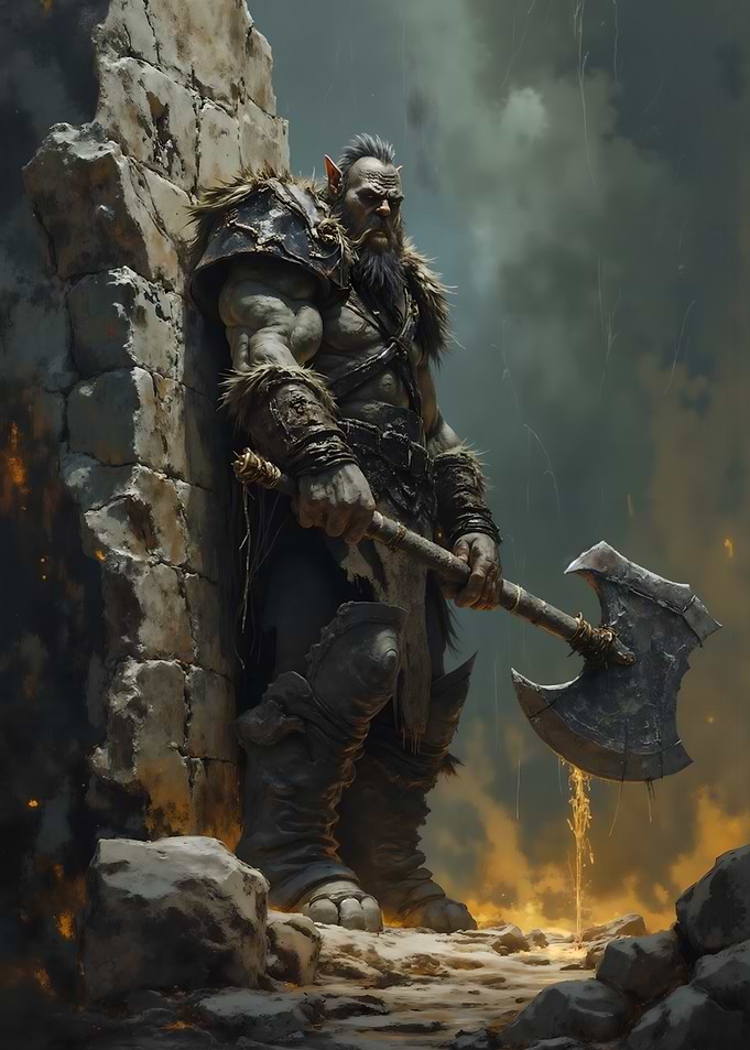 Orc Warrior with Axe
