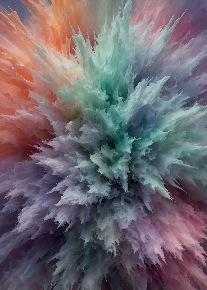 Abstract Color Explosion