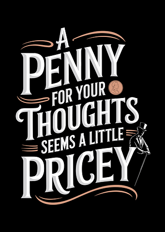 A Penny For Your Thoughts Seems A Little Pricey