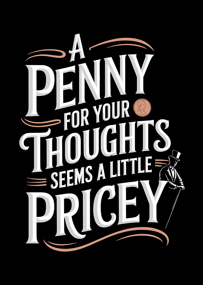 A Penny For Your Thoughts Seems A Little Pricey