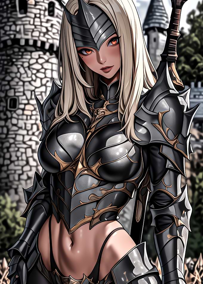 Blonde Anime Knight