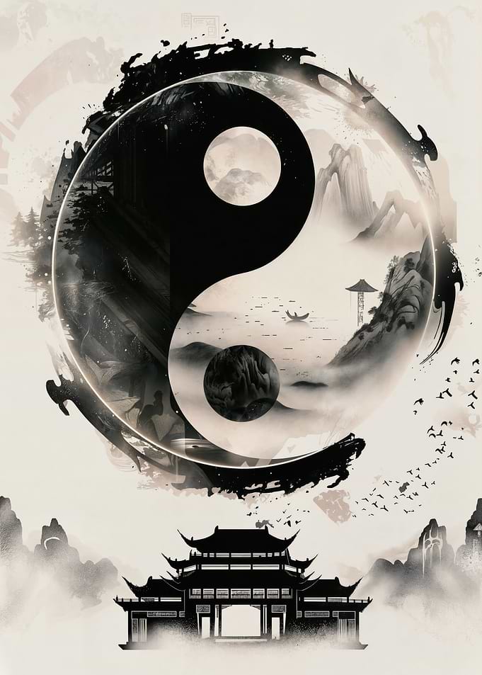 Yin Yang Harmony Poster