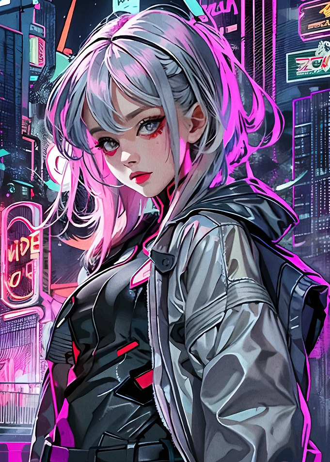 Cyberpunk Anime Girl