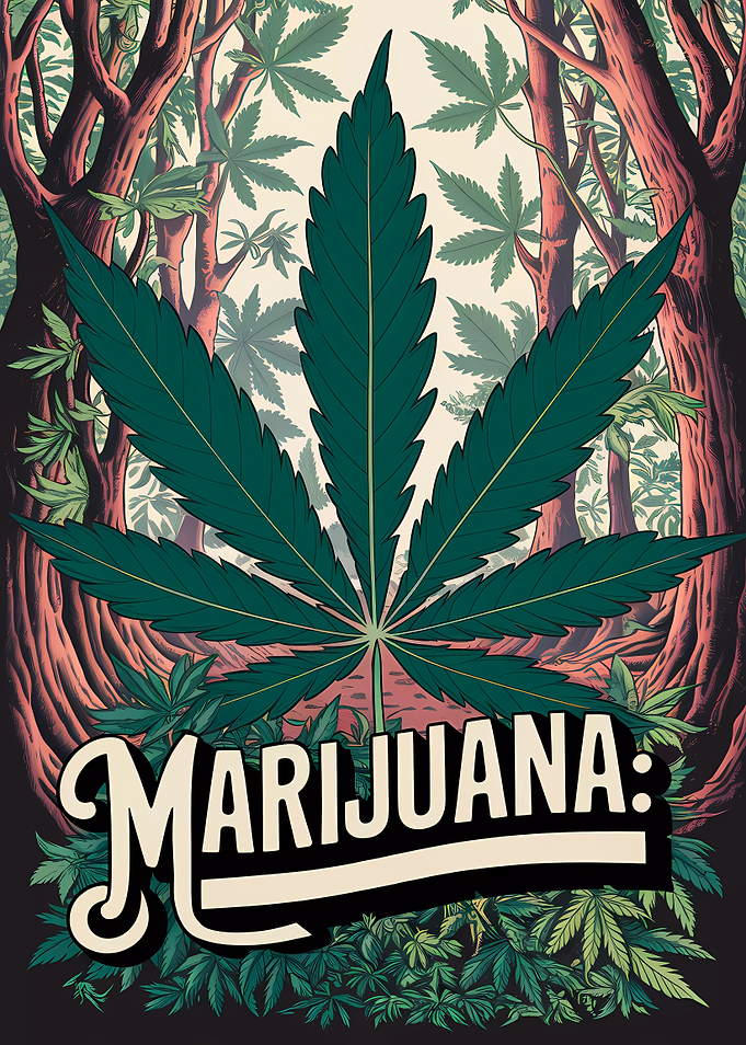 Marijuana Leaf Poster