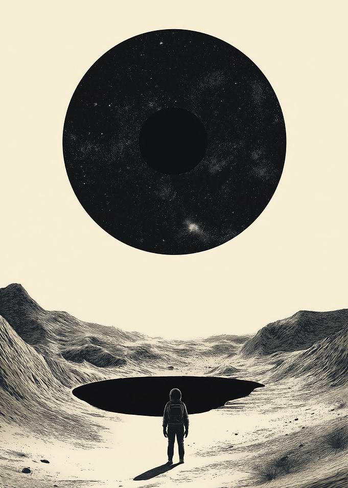 Astronaut and Black Hole Interstellar Black Hole movies