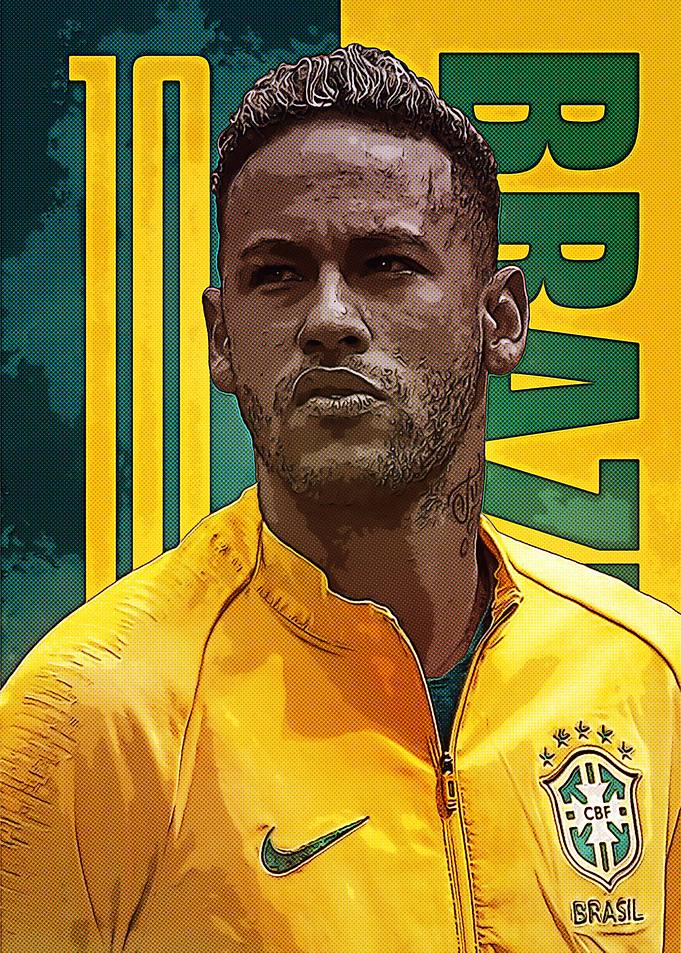Neymar Jr. Brazil Jersey