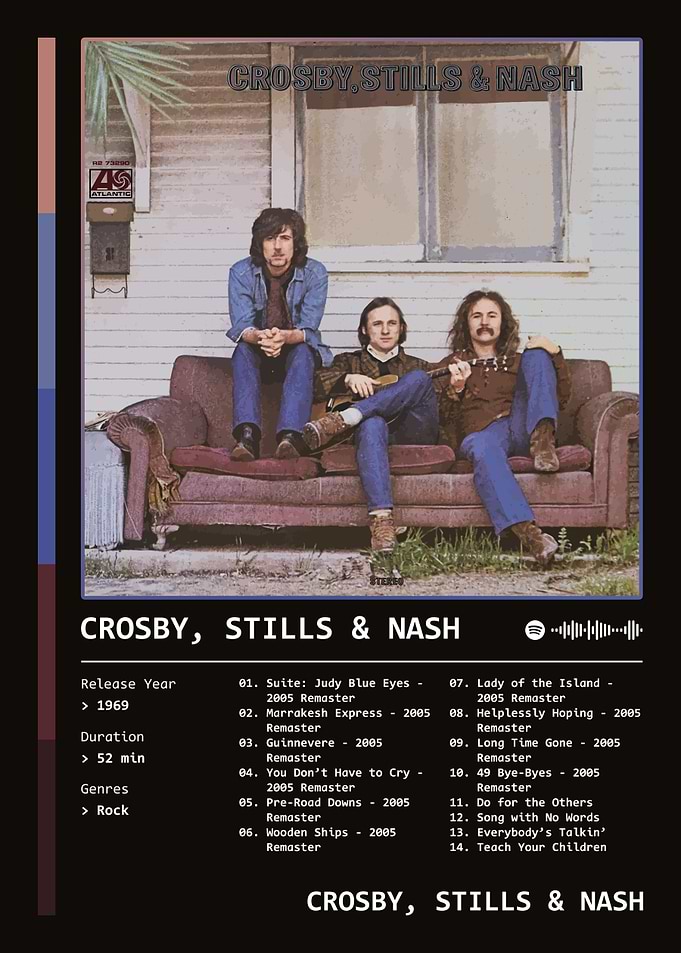 Crosby, Stills & Nash (1969) Album by Crosby, Stills & Nash