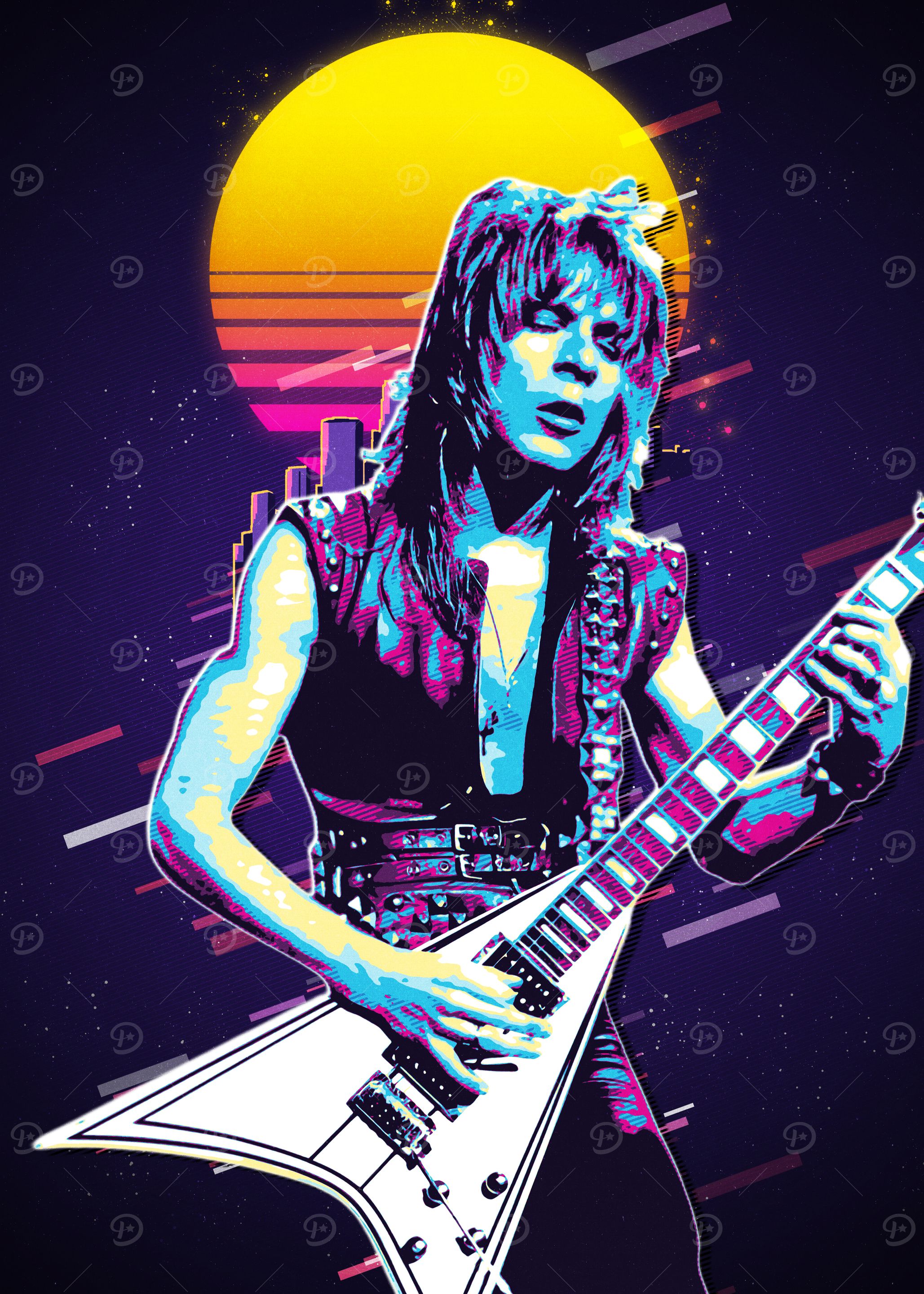 Randall William 80s Rock Guitarist