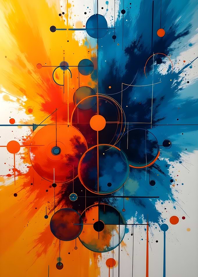 Abstract Circle Art