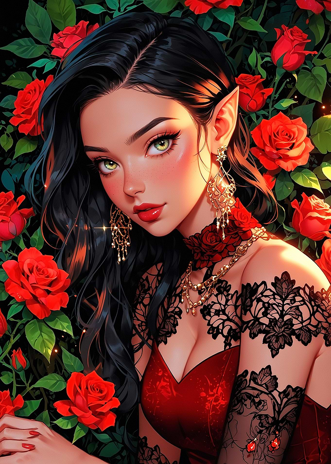 Rose - Elf Princess in Roses