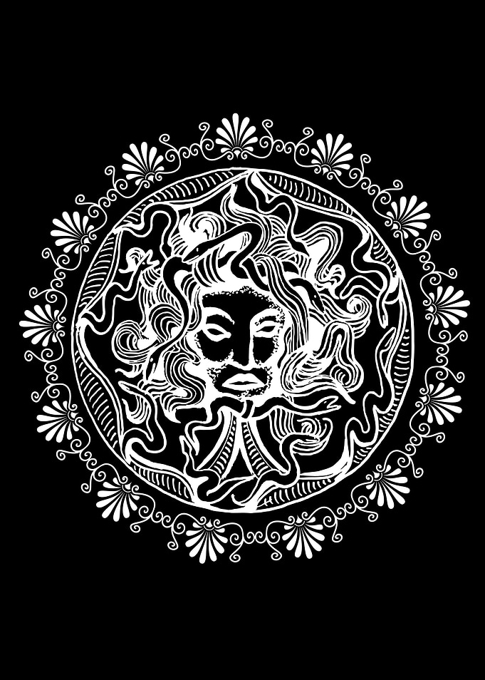 Medusa Gorgon Illustration