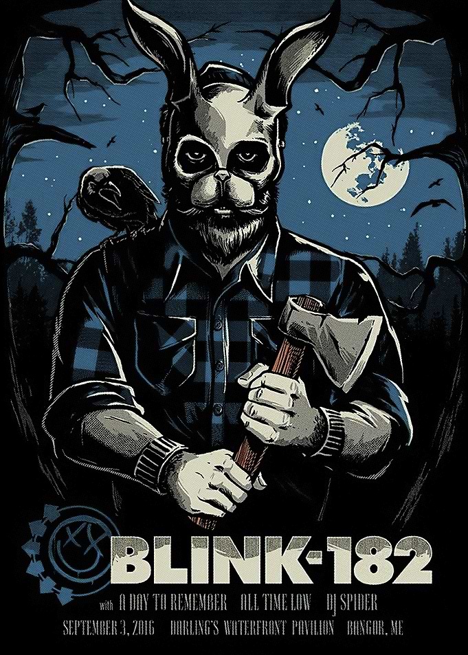 Blink-182 Concert Poster