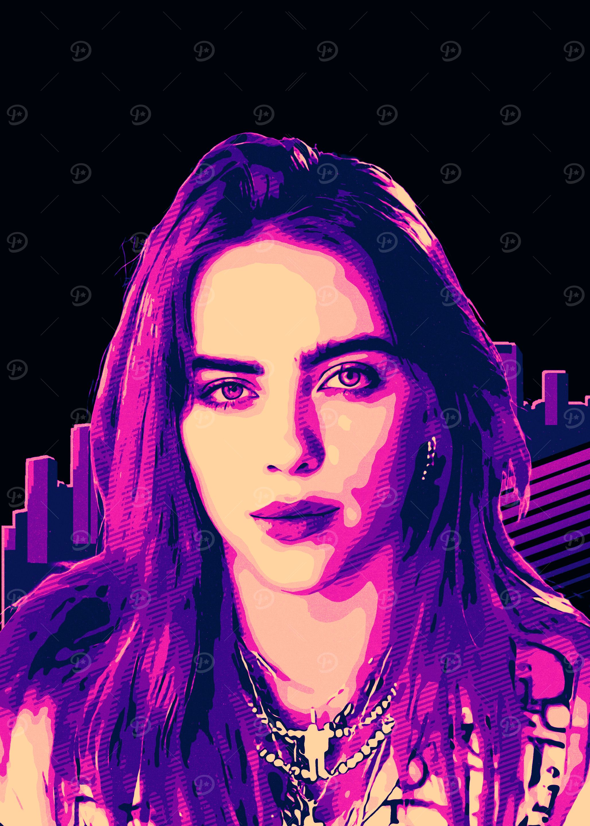 Billie Eilish Digital Art