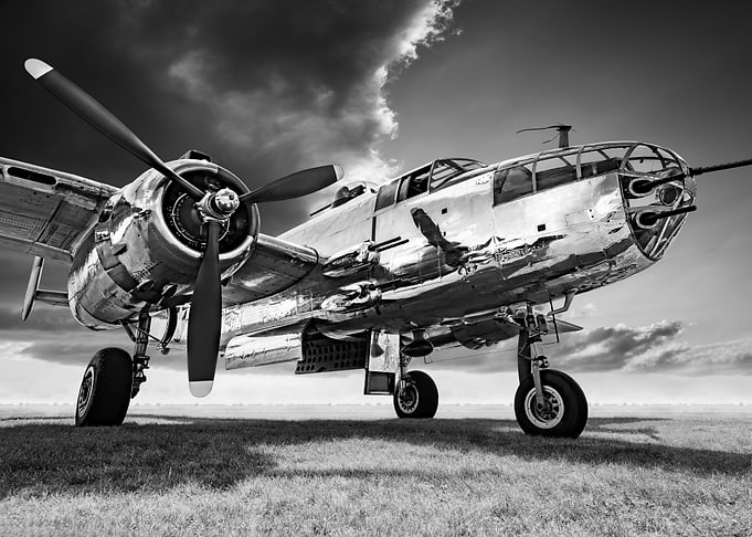 Vintage Bomber Plane - B25 Mitchell