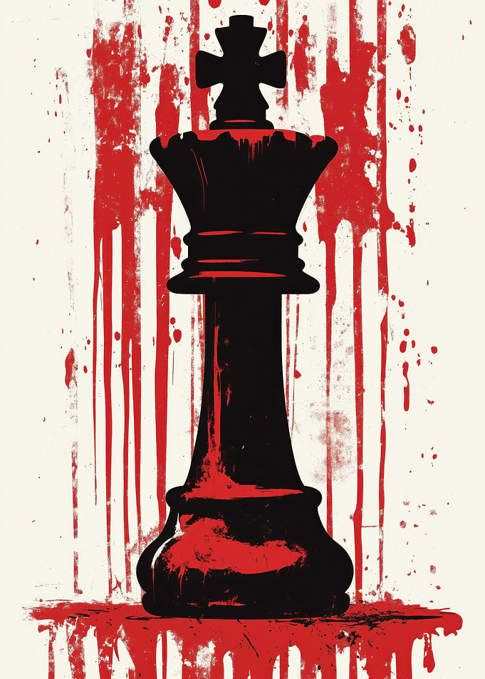 Bloody Queen Chess Piece