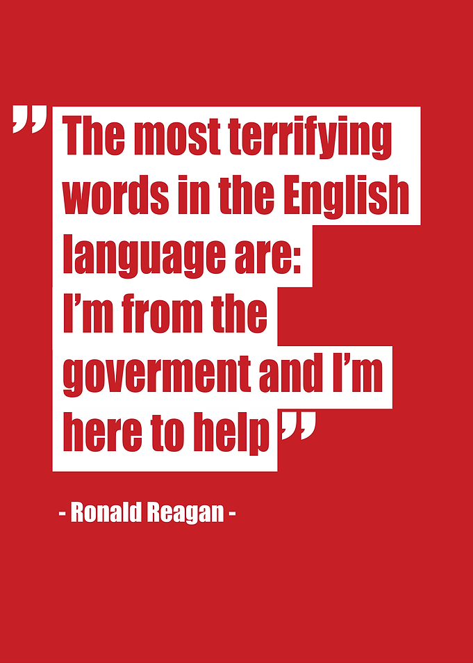 Reagan Quote - Government Help