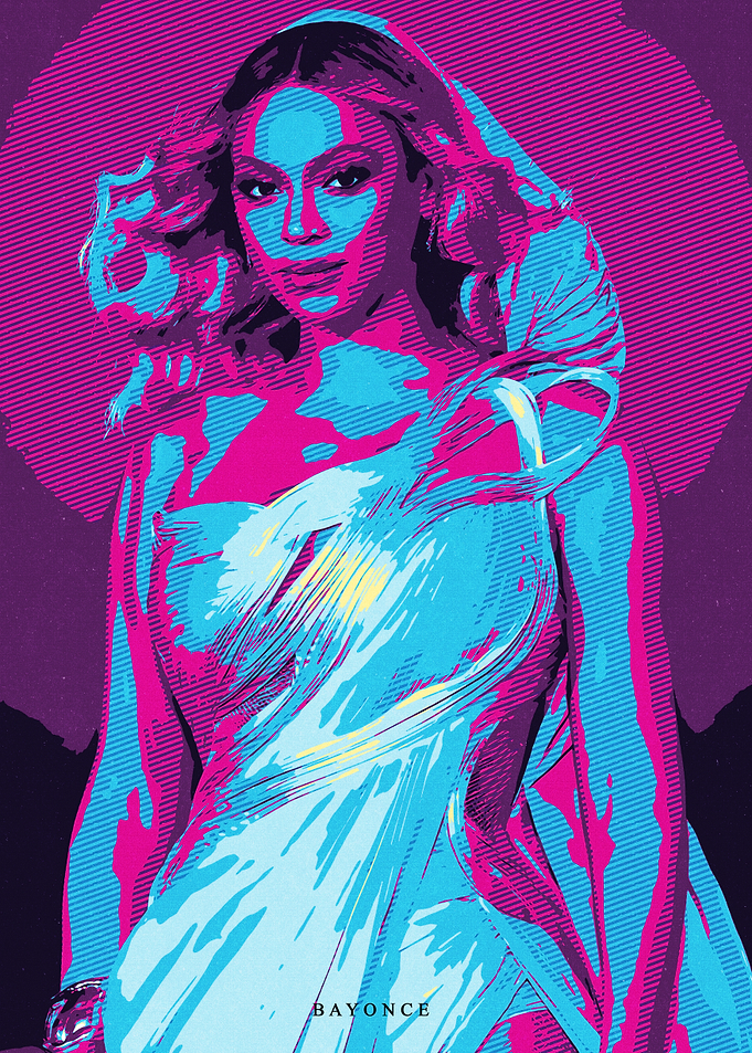 Beyonce Pop Art