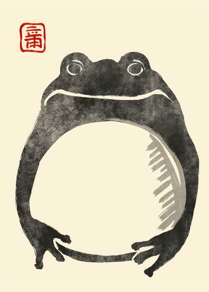 Matsumoto Hoji Grumpy Frog