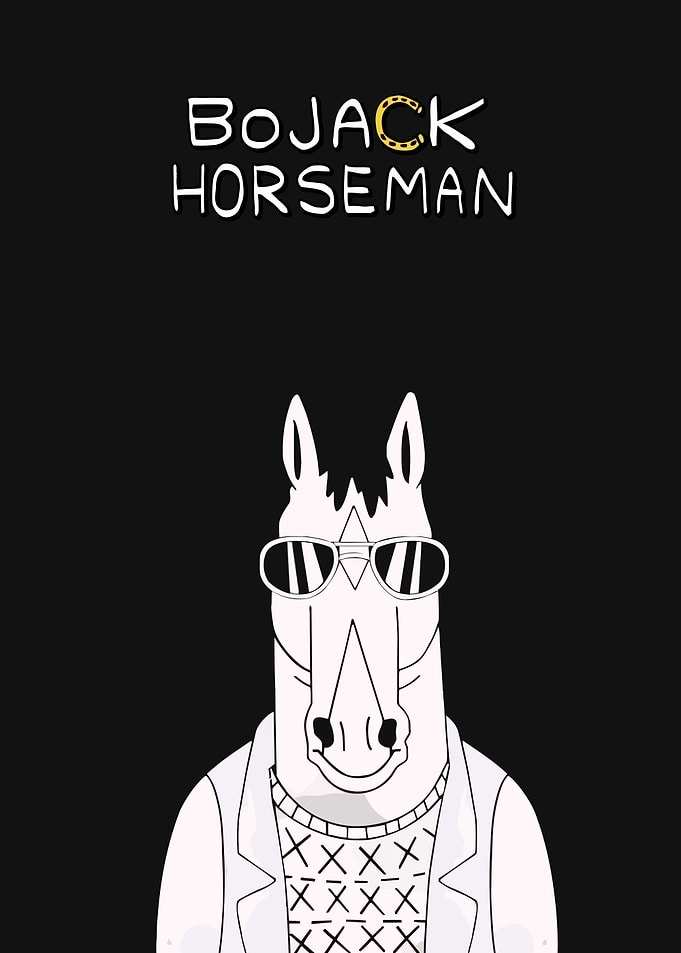 Bojack Horseman Illustration