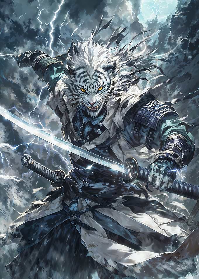 White Tiger Samurai