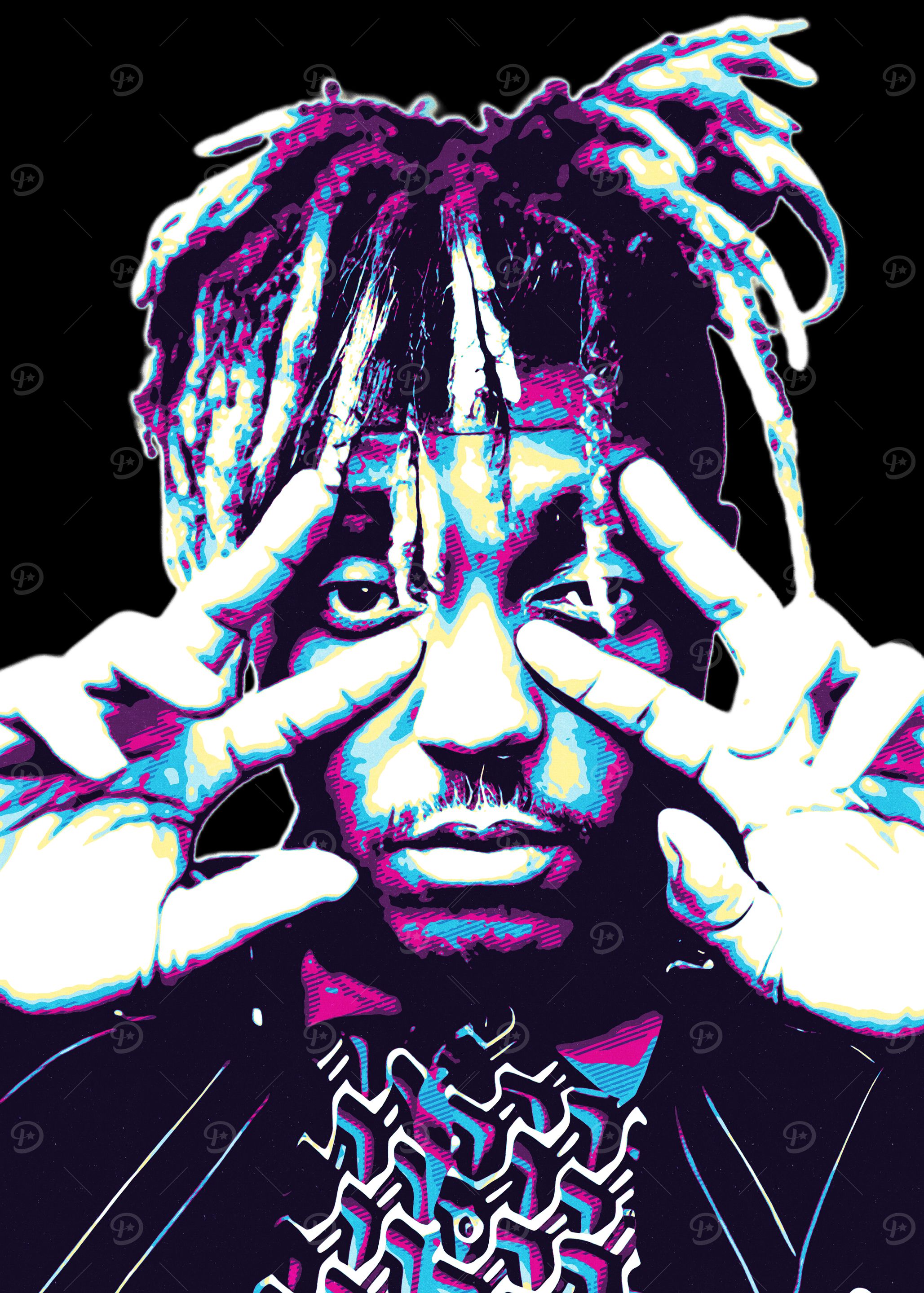 Juice Wrld Retro Style 80s