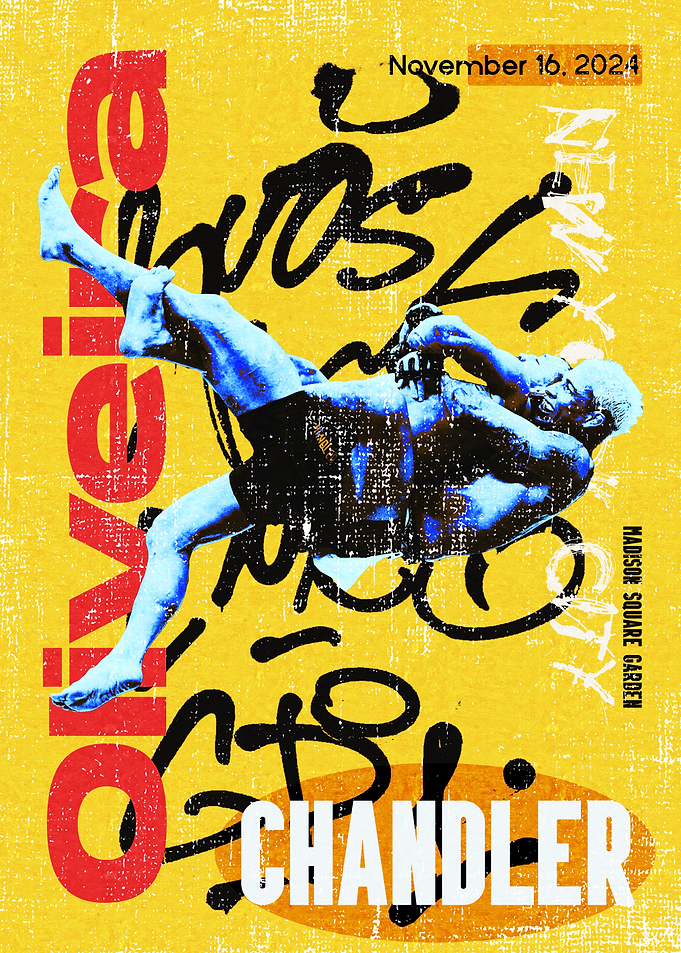 Charles Oliveira vs. Michael Chandler Fight Poster