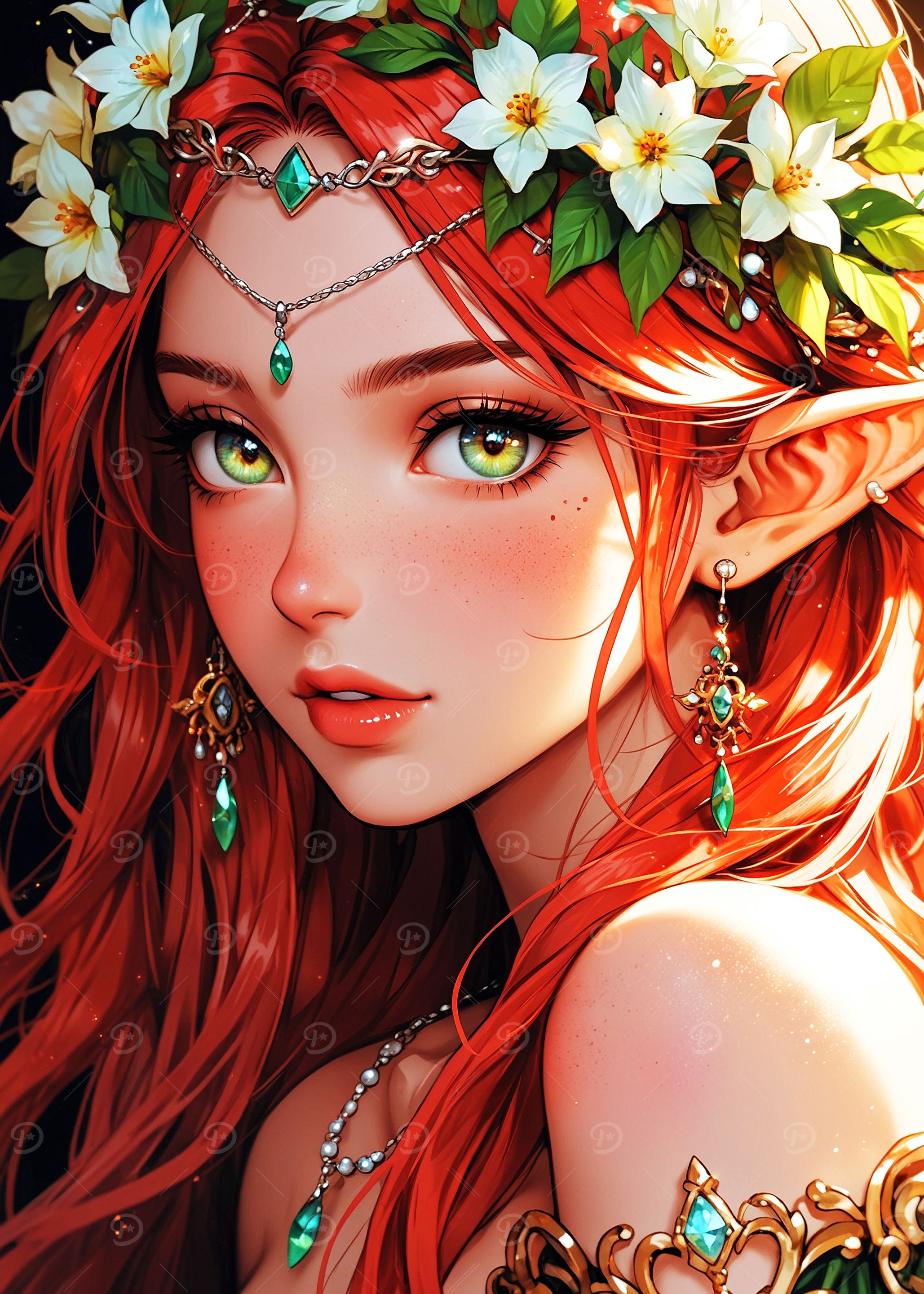 Scarlett - Redhead Wood Elf