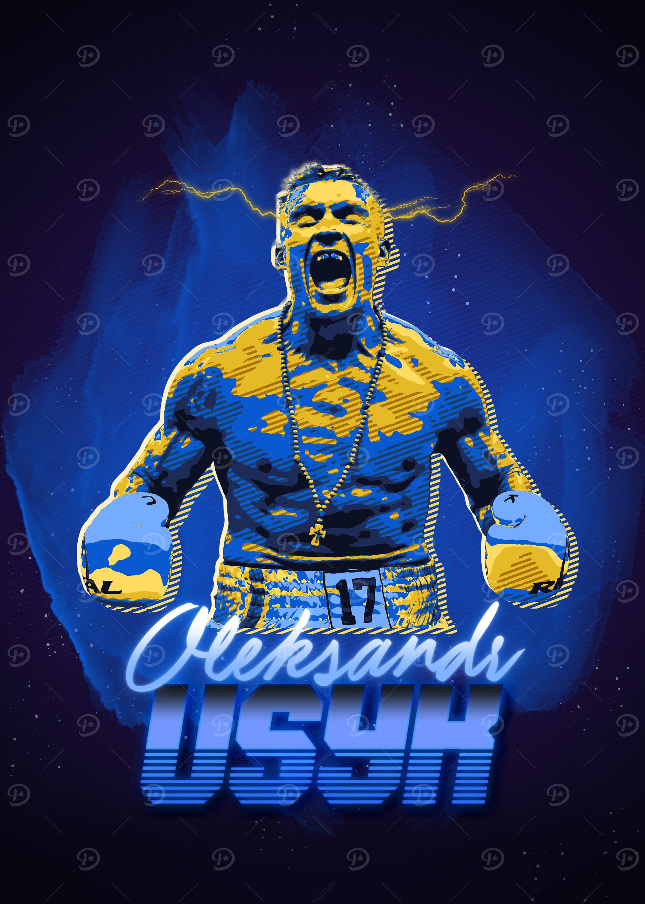 Aleksandr Usyk Boxing Art