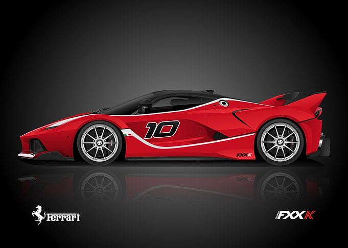 Ferrari FXX-K Race Car