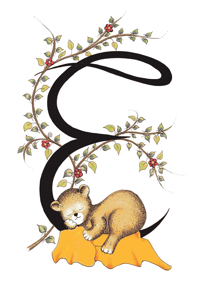 Sleeping Bear Letter E