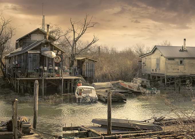 Squatters Village and Stilt Houses