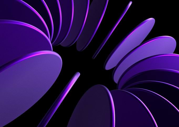 Purple Abstract Circles