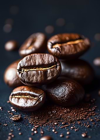 Coffee Beans Pile