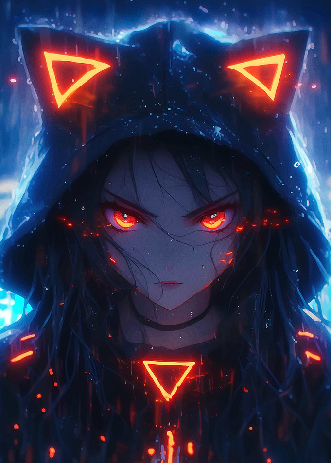 Cyberpunk Anime Girl