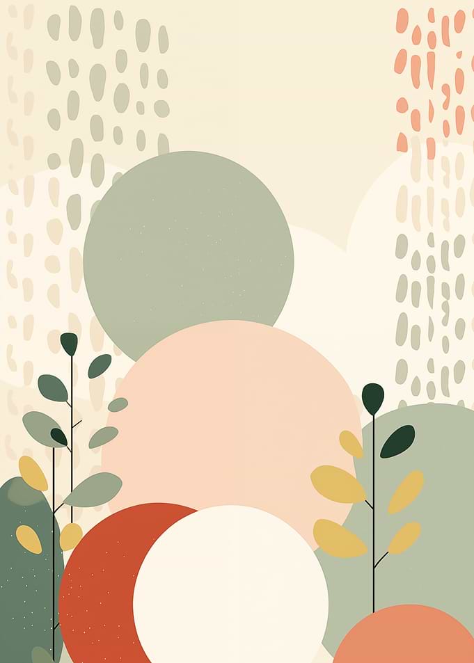 Abstract Floral Art Print