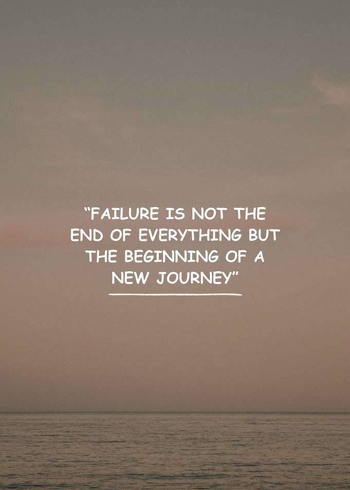 Inspirational Quote Sunset