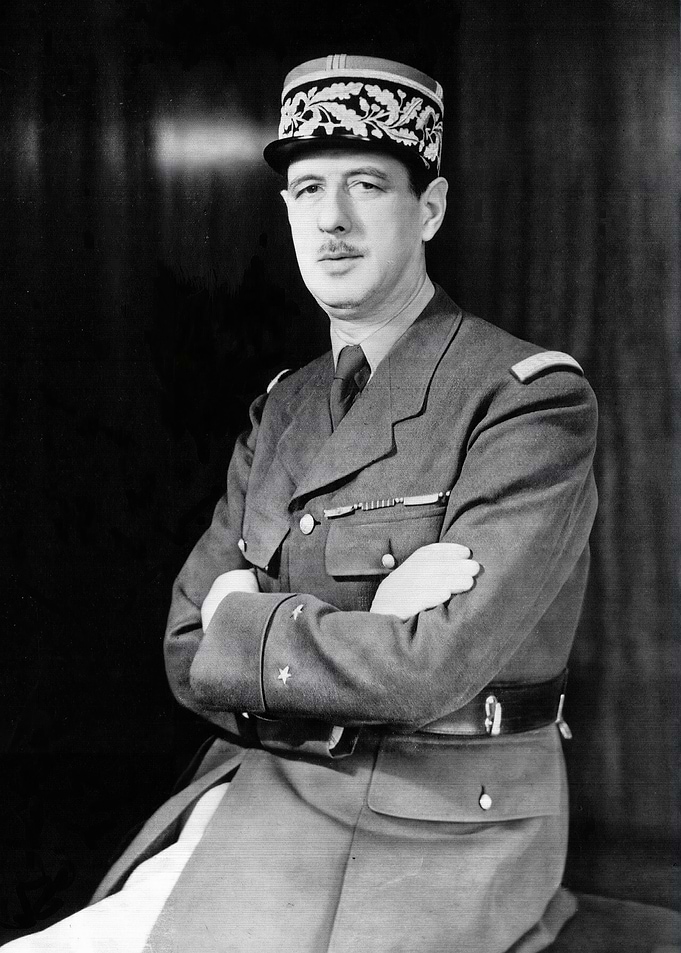 Charles de Gaulle in Military Uniform