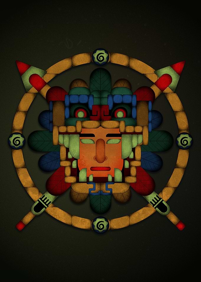 Feathered Serpent God Quetzalcoatl