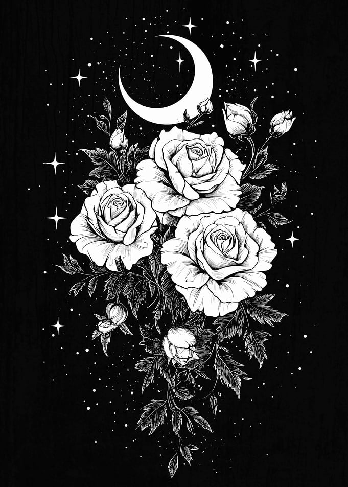 Moonlit Roses
