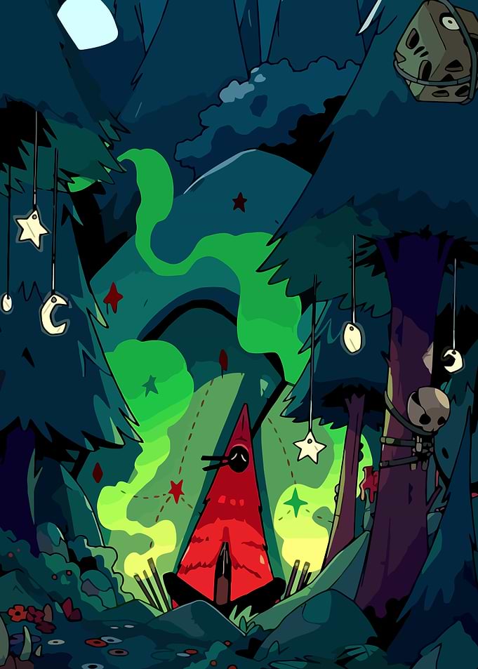 Forest Spirit in Red