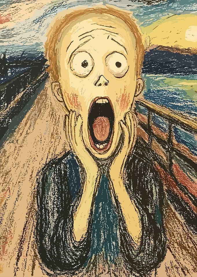 The Scream Painting