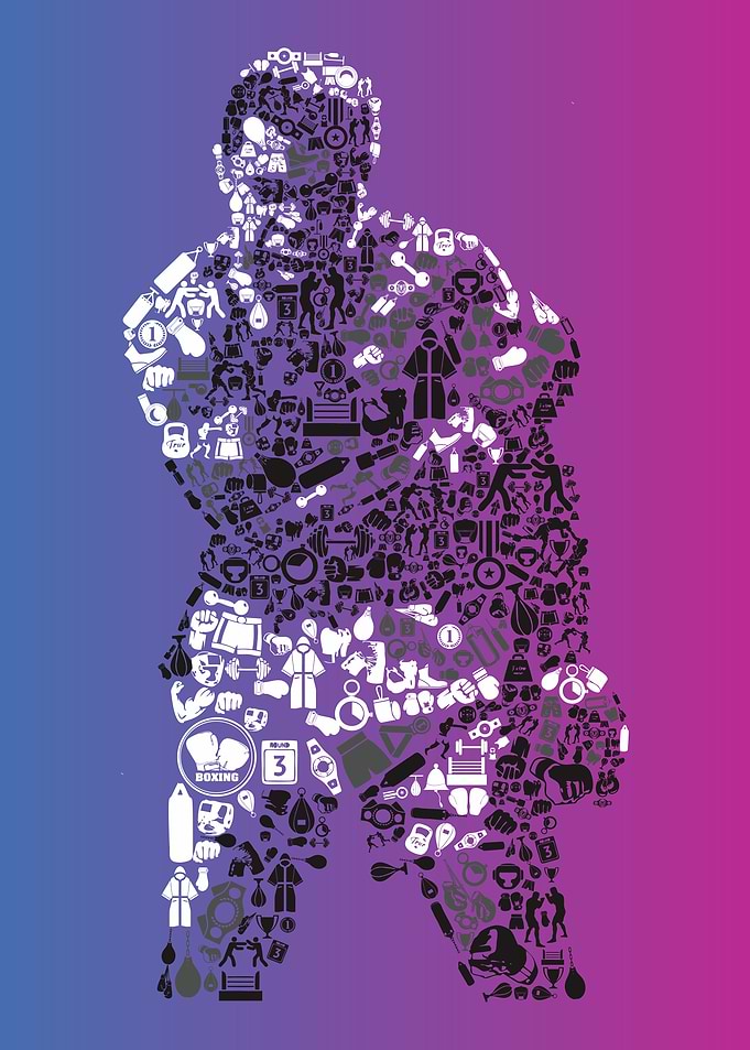Boxing Silhouette Ali
