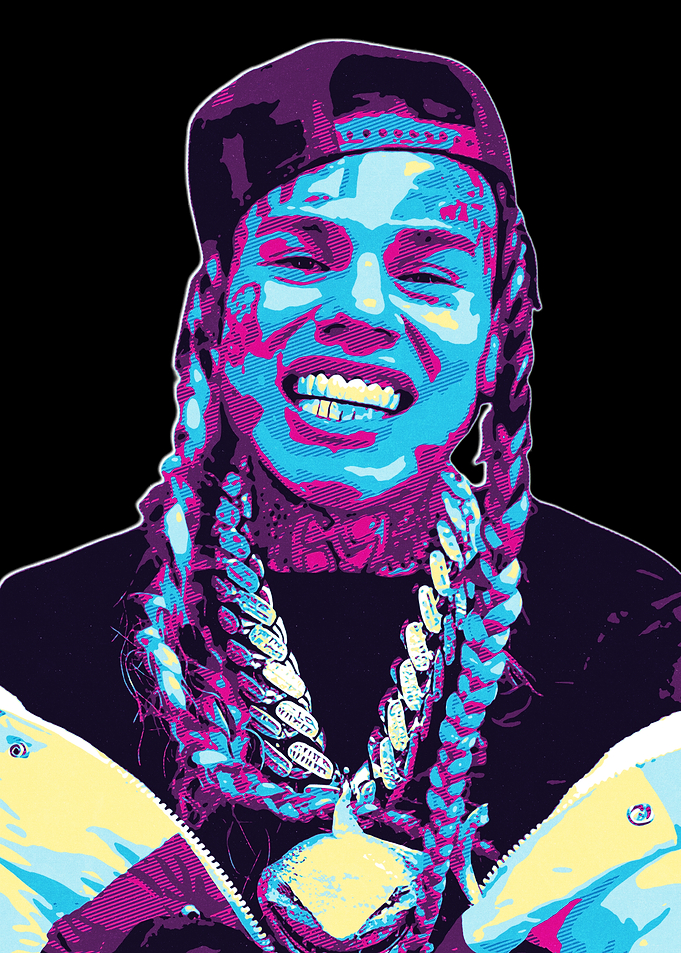 Tekashi 6ix9ine Portrait