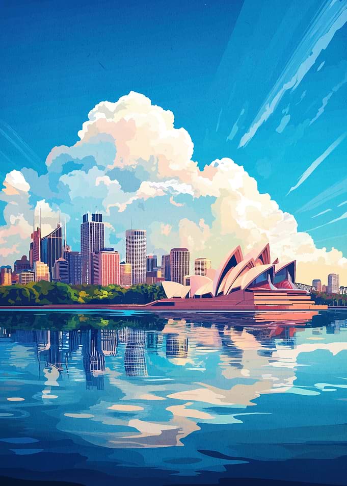Sydney Opera House Skyline