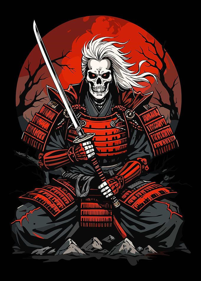 Samurai Skull Warrior