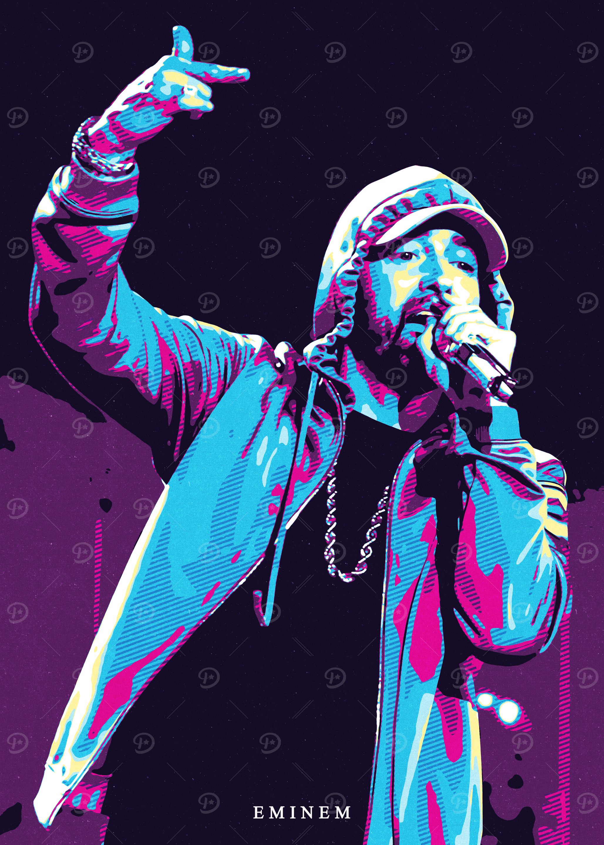 Eminem Pop Art Portrait